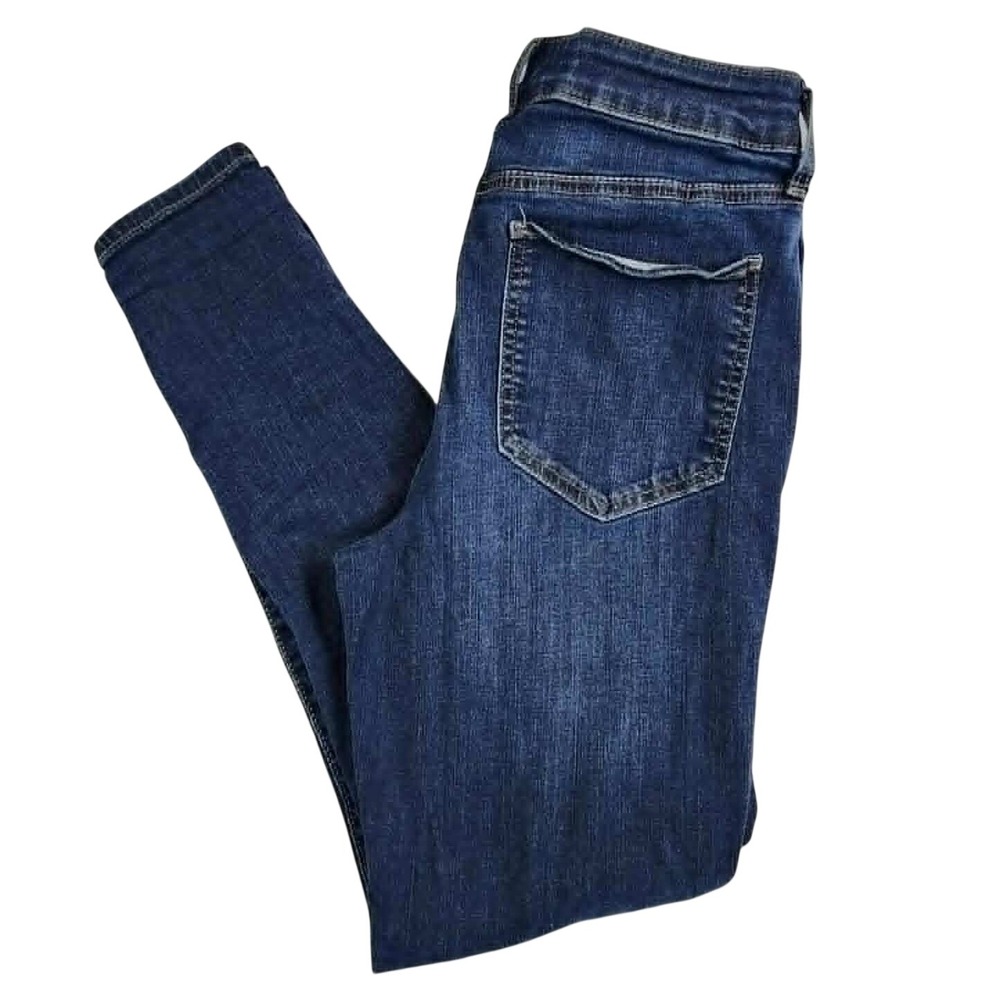 SO High‎ Rise Jeggings  Blue Women 11 Distressed Ripped Denim Jeans 48